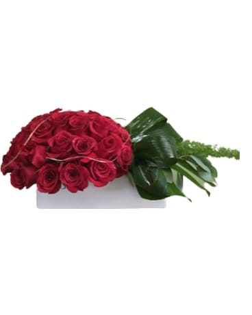 Radiant Red Flower Arrangement