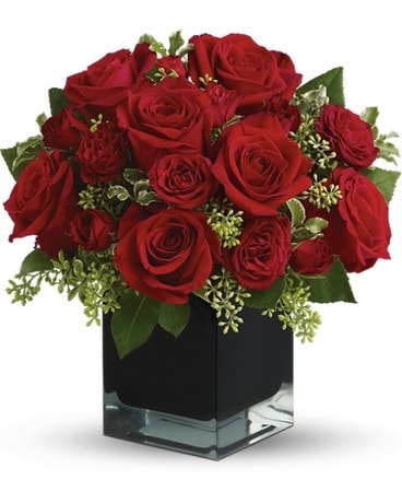 Ravishing Red Flower Arrangement