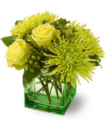 Green Light Flower Arrangement