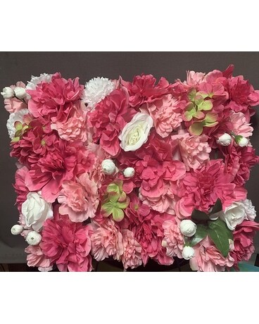 SILK PILLOW IN HOT PINK AND PINK Sympathy Arrangement