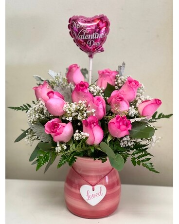 Sweet Pink Roses bouquet Flower Arrangement