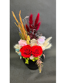 Forever Love Roses design by Vivian Dried Flowers