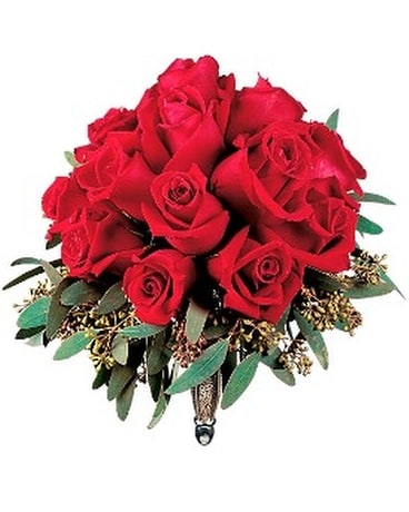 Velvet Red Roses Nosegay (TF167-2) Flower Arrangement