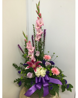 Pastel in Peace Bouquet Flower Arrangement