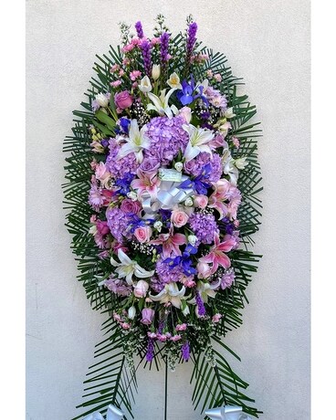 Purple Lavender White Spray