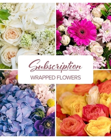 Wrapped Flowers Subscription