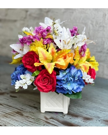 Colorful Silk Bouquet