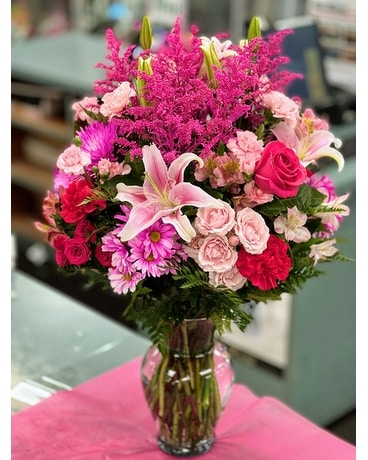 Celebrate Pink Flower Bouquet