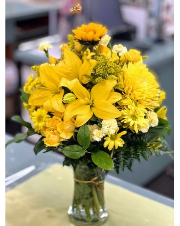 Bursting Yellow Bouquet