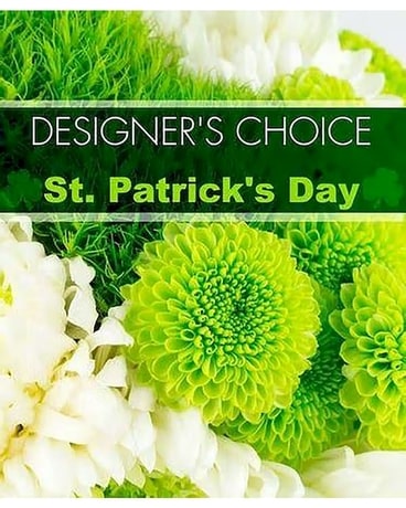 St Patrick's Day Designers Choice Bouquet Flower Arrangement