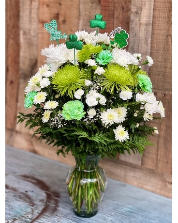 Luck of The Irish Flower Arrangement