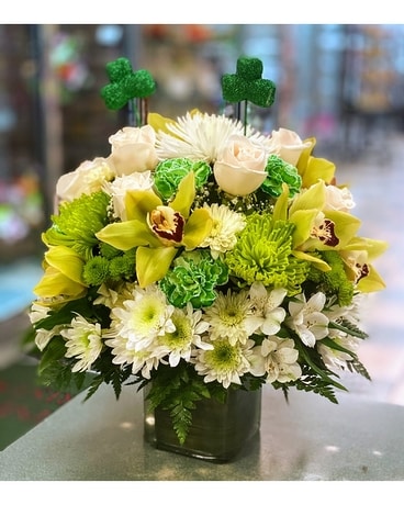 Lucky Shamrocks Flower Arrangement