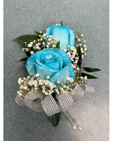 Blue Rose Corsage Corsage