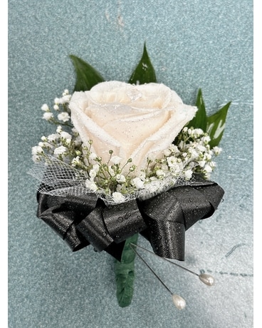 White Rose Corsage Corsage