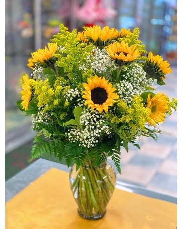 Sunflower Sweets Flower Arrangement