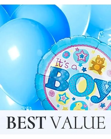 Baby Boy Balloon Bouquet Balloon Bouquet