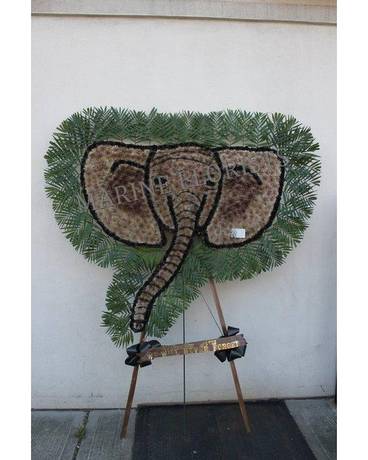 Elephant fashion flower arrangement