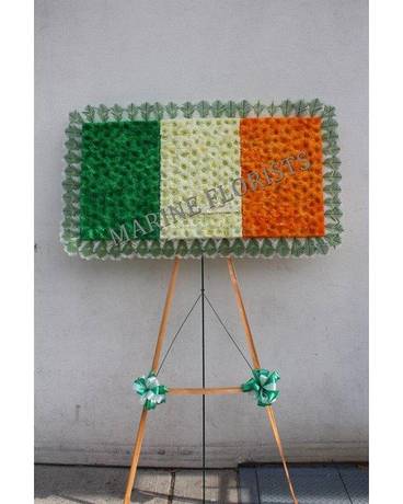 Irish Tricolour (National Flag) Funeral Arrangement