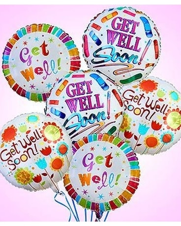 Get Well Soon Balloon Bouquet Gifts