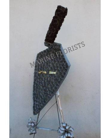 Funeral Custom - 3D Garden Shovel Funeral Arrangement