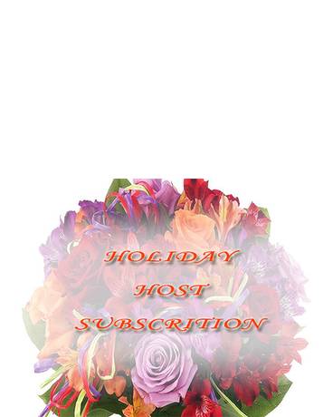 Holiday Host Subscription Flower Arrangement