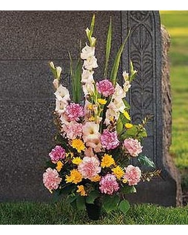 Cemetery Flower Arrangement Flower Arrangement