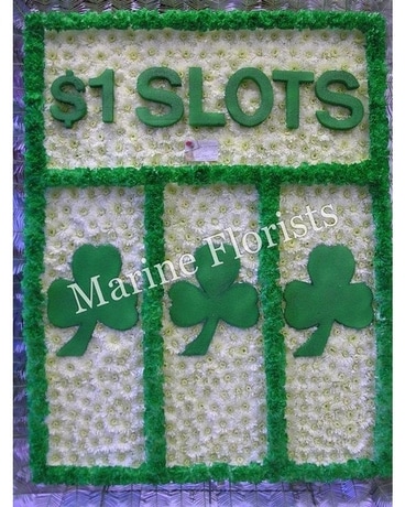 Shamrock $1 Slots Flower Arrangement