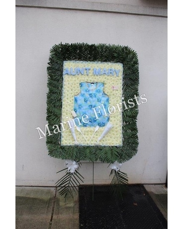 Pastry Chef Aunt Mary Apron Flower Arrangement