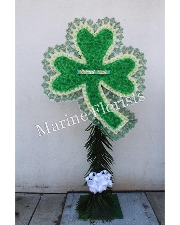 Shamrock Clover Sprig Flower Arrangement
