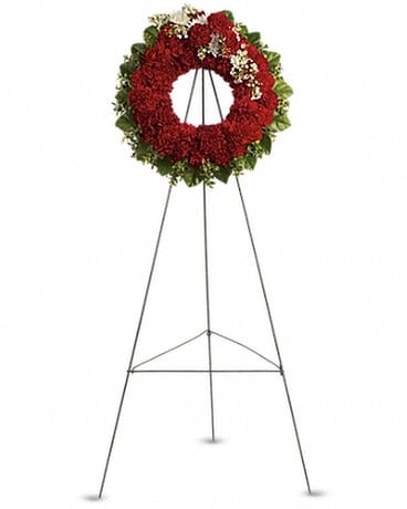 An Unbreakable Bond Wreath Sympathy Arrangement