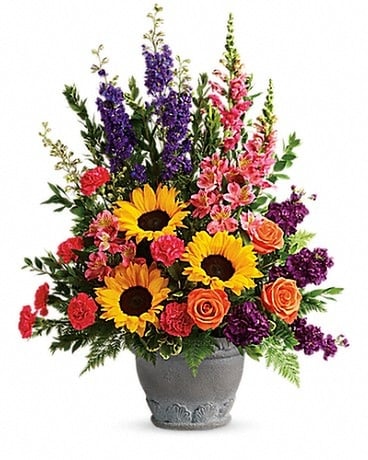 Hues Of Hope Bouquet Flower Arrangement