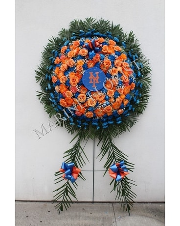 NY Mets Wreath Custom product