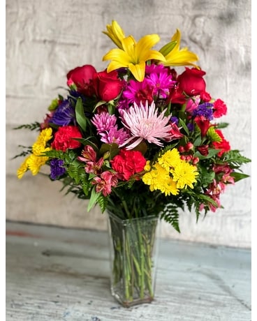 Vibrant Jewel Flower Arrangement