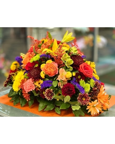 Country Happiness Centerpiece Flower Arrangement
