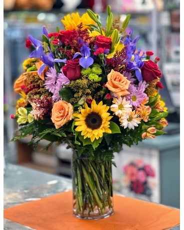 Bursting Bolds Flower Arrangement