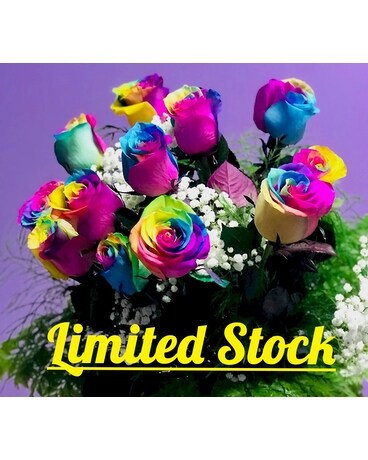 Rainbow Roses in Brooklyn NY - Marine Florists