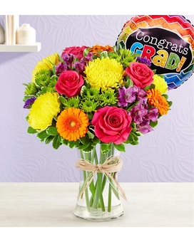 Fields of Europe - Graduation Bouquet Flower Arrangement