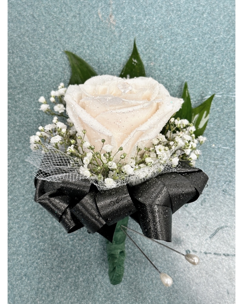White Rose Corsage in Brooklyn NY - Marine Florists