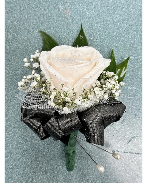 White Rose Corsage in Brooklyn NY - Marine Florists