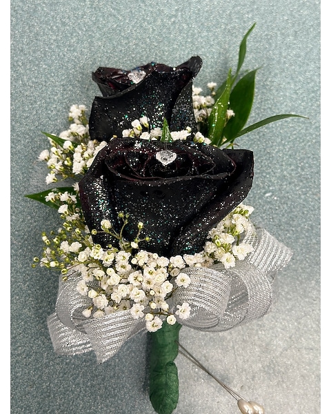 Black Rose Corsage in Brooklyn NY - Marine Florists Black Rose Corsage in Brooklyn NY - Marine Florists