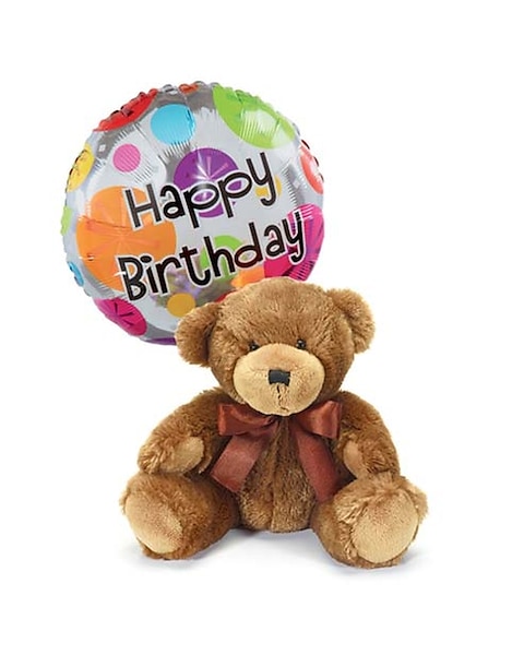 Beary Happy Birthday in Brooklyn NY Marine Florists - Main Image