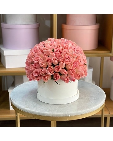 Pink Symphony Box - Flowers Near Me - Fancy Flowers Houston