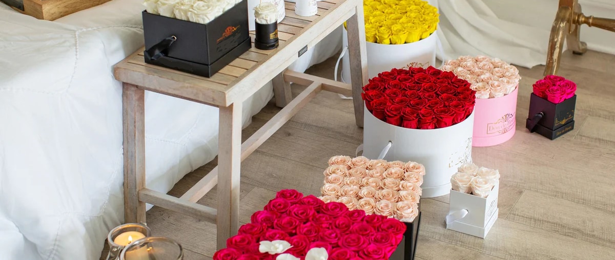 Collector Roses Preserved Roses Delivery Houston by Fancy Flowers