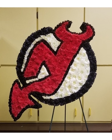 New Jersey Devils Flower Arrangement