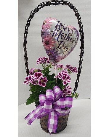 I Heart Mom Flower Arrangement