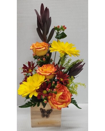 Bouncing Butterfly Flower Arrangement