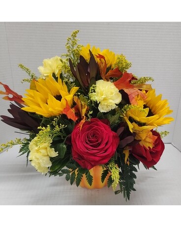 Pumpkin Love Flower Arrangement