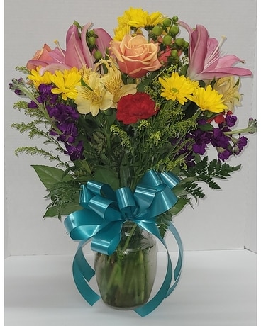 Bright And Colorful Flower Arrangement