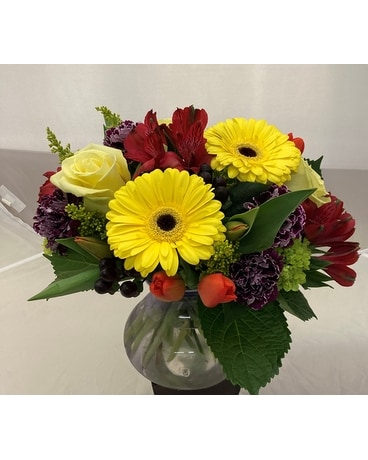Sunset Flowers Flower Arrangement