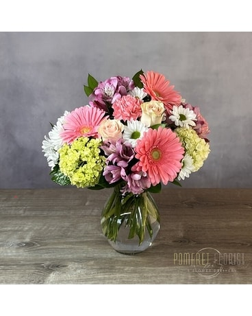 【おまとめ】ANRI【A Special Day】【Spring Bright】 Vivid Recollections Basket Arrangement - Teleflora